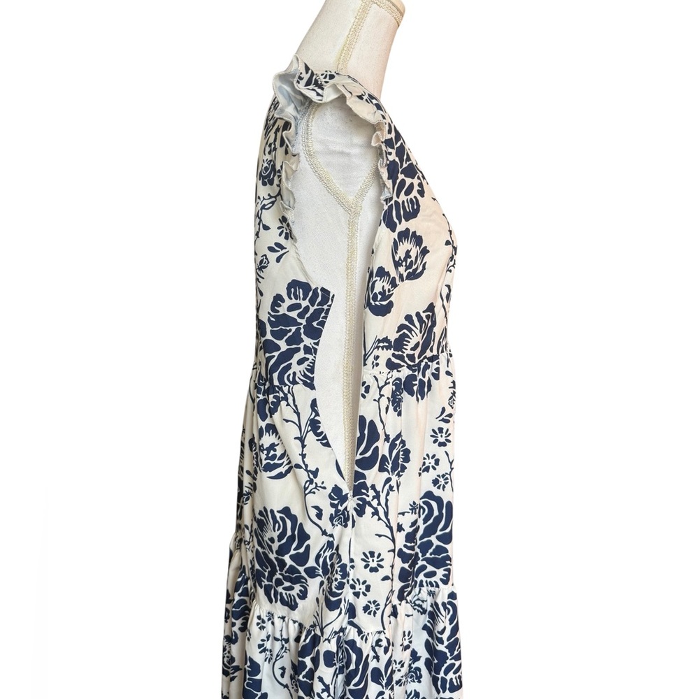 Shein Floral print beautiful midi dress. Ruffle Hem Smock Dress Medium - Picture 7 of 9